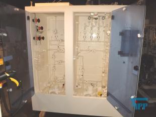 show details - used chemical supply system, dosing station in cabinet  
