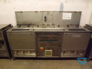 show details - used dyeing basin / dyeing plant made of stainless steel with heating and sink 