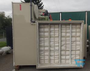 show details - used compact air scrubber / air washer / exhaust air system / gas scrubber for acidic gases 