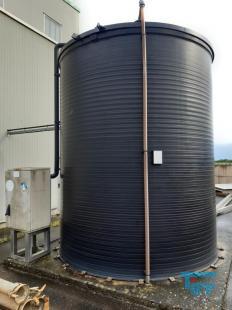 show details - used PE round tank / storage tank 